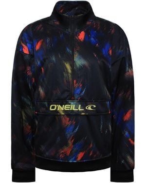 O'neill Sportswear Rutile Multicolour Fleece Jumper - Blue