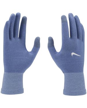 Nike Lightweight Knitted Running Gloves - Blue