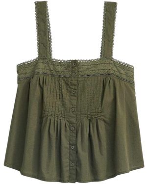 Levi's Camisole Met Vierkante Halslijn Voor (Diepe Diepten) - Groen