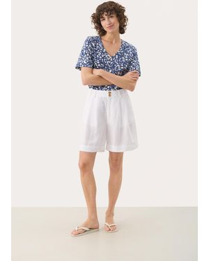 Part Two Short Regular Fit Bright - Wit