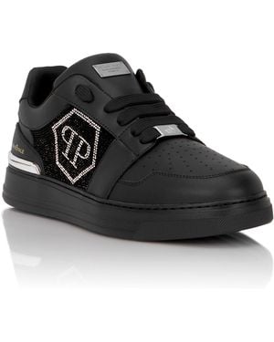Philipp Plein Lage Sneakers Hexagon - Zwart