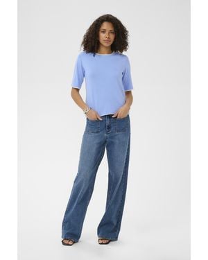 Kaffe Pullover Kalizza Pullover Regular Fit - Blauw