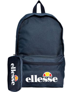 Ellesse Rolby Backpack + Case Set - Blue