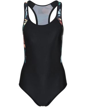 Mountain Warehouse Neem De Duik Bloemige Badpak - Zwart