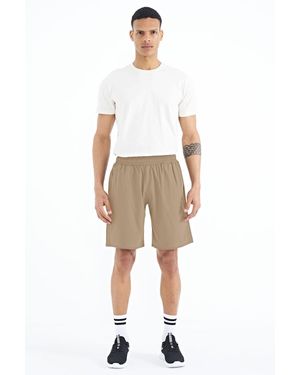 TOMMY LIFE Regular-Fit Wide-Leg Shorts - Natural