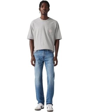 Levi's Slim-Fit Jeans Voor Model 502, Van Katoenmix (Kom Dichterbij) - Blauw