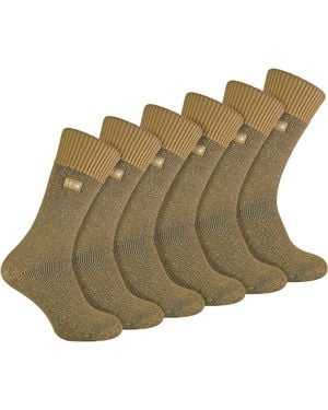 THMO 6 Pairs Soft Breathable Thermal Socks - Green