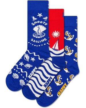 Happy Socks Kousen - Blauw