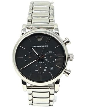 Emporio Armani Ar1853 Chronograph Watch Stainless Steel - Metallic
