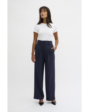 My Essential Wardrobe Casual Broek Tight Fit - Blauw