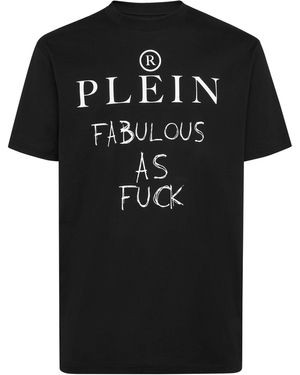 Philipp Plein T-shirt Ronde Hals - Zwart