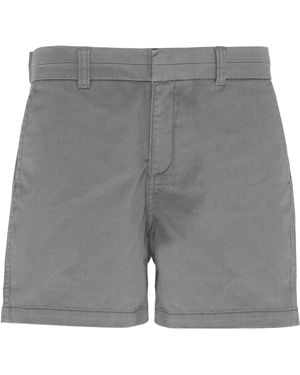 Asquith & Fox Ladies Classic Fit Shorts (Slate) - Grey