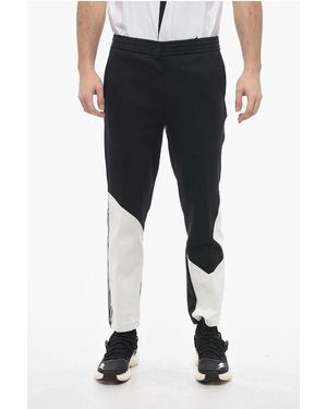 Neil Barrett Skinny Fit Modernist Joggingbroek Met Contrasterende Details - Zwart