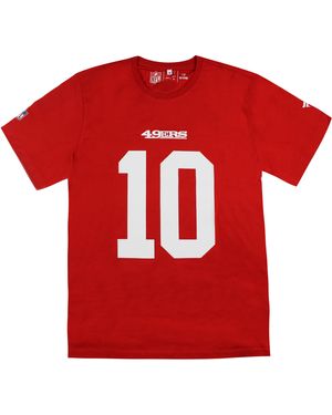 Fanatics Nfl San Francisco 49Ers Jimmy Garoppolo 10 T-Shirt - Red