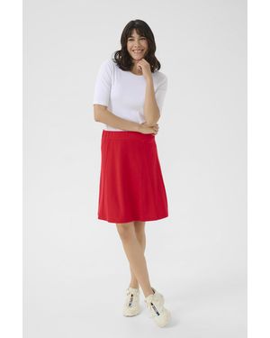 Kaffe Rok Kajolen Rok A-Shape - Rood