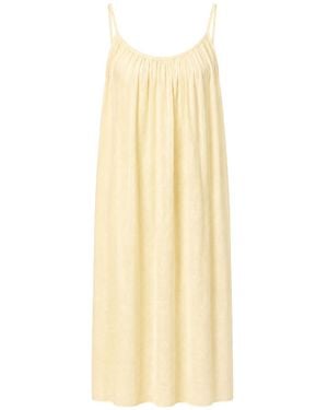 MixRay Sleeveless A-Line Maxi Dress - Natural