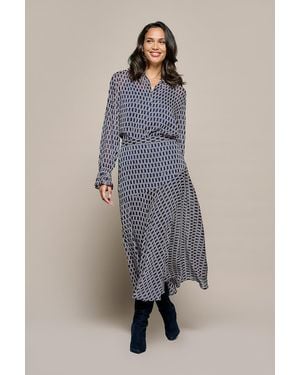 Mart Visser Amee Print Rok Multi - Blauw