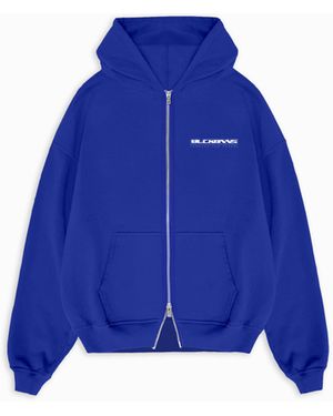 BLACK BANANAS Ttd Zip Hoodie, - Blauw