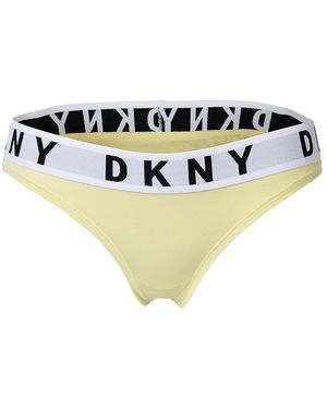 DKNY Cozy Boyfriend Bikini Slip Katoen - Wit