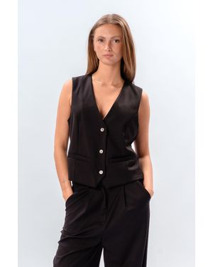 TeeShoppen Nadia Vest - Zwart