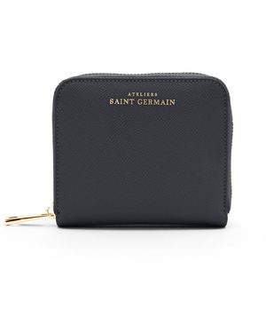 Ateliers Saint Germain Zipped Coin Purse - Black