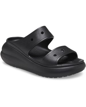 Crocs™ Classic Crush Synthetic Sandals - Black
