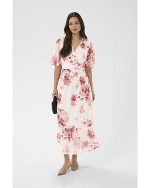 Kaffe Jurk Kalorinda Jurk Regular Fit - Roze