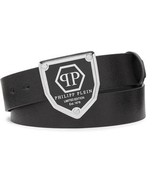 Philipp Plein Riem Hexagon - Zwart