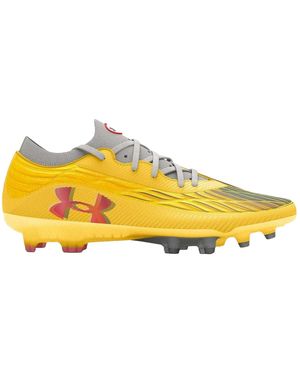 Under Armour Magnetico Elite 4 Voetbalschoenen Voor Voor Harde Ondergrond - Geel