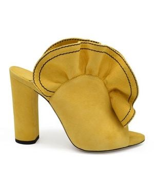 Jimmy Choo Haile 100 Muiltjes Geel
