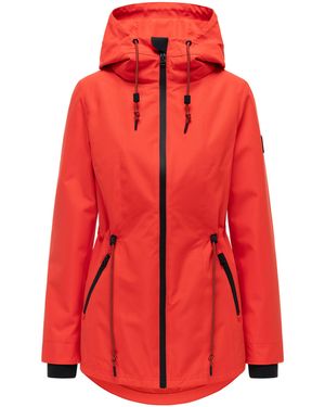 Navahoo Tussenjas Blumentanz Met Capuchon - Rood