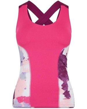 Head Tanktop Met Grafische Print - Roze