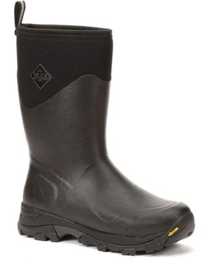 Muck Boot Arctic Ice Mid Agat Rubber Wellington - Black