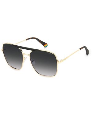 Polaroid Pld 6201S Square Sunglasses - Black
