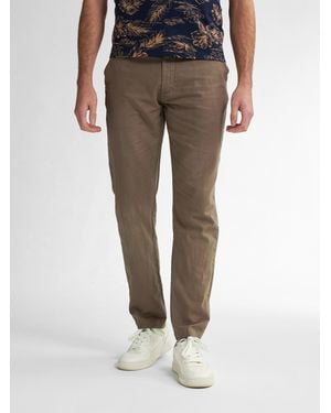 Petrol Industries Linnen Chino Covebay - Bruin