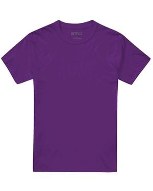 K-Pop Demon Hunters Adult Huntr/X Poster Back Print T-Shirt - Purple