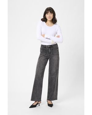 Kaffe Jeans Kabrook Jeans Regular Fit - Wit