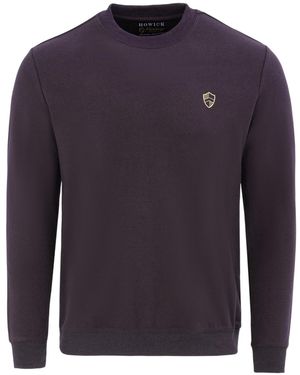 Howick Logo Sweatshirt (Donkerpaars) - Blauw