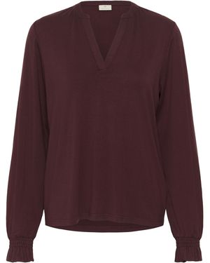 Kaffe Blouse Met Lange Mouwen Kacharlotte Blouse Met Lange Mouwen Regular Fit - Paars