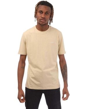 HUGO Dero222 Normaal T-Shirt - Naturel