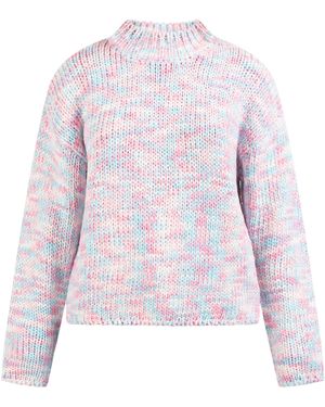 myMo Gebreide Trui Roze - Wit
