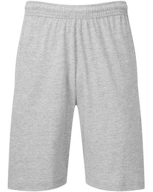 Fruit Of The Loom Iconic 195 Jersey Shorts (Heather) - Grey