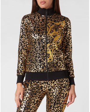 Philipp Plein Trainingspak: Top & Broek Leopard - Bruin