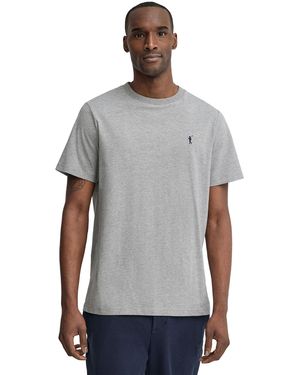 POLO CLUB Short Sleeve Crew Neck T-Shirt - Grey