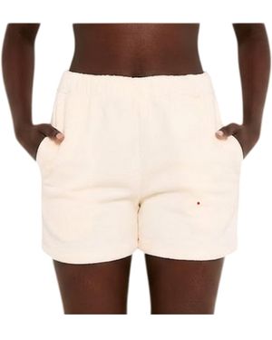 Missy Empire Missy Empire Fleece Shorts - Naturel