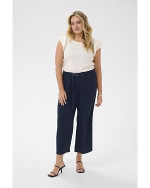 Kaffe Casual Broek Kcilia Casual Broek Loose Fit - Blauw