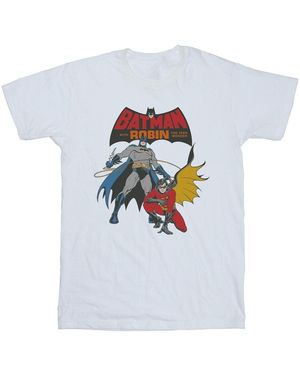 Dc Comics Batman En Robin T-Shirt - Wit
