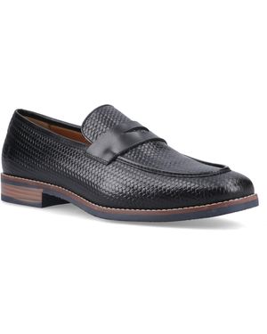 Hush Puppies Mitchell Leather Loafers - Black