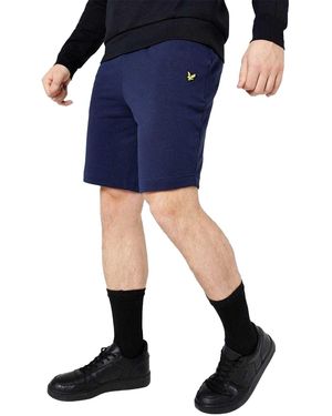 Lyle & Scott Fleece Shorts (Marine) - Blauw