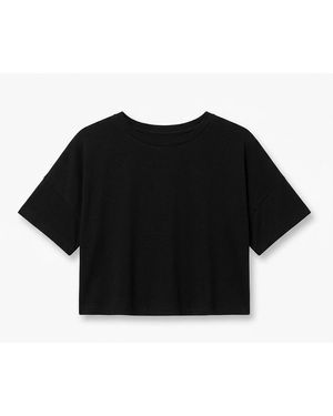 Basiclo Viscose T-Shirt - Zwart